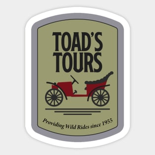 Toad's Tours Sticker